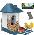 Bird Feeder with Camera,Smart Birdwatching Camera with Solar Powered,AI Identify Species,Instant Notifications,FHD Live View,Auto Record Video in Backyard,Ideal Gifts for Family and Bird Lovers