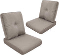 Outdoor Chair Cushions-Patio Chair Cushions Set of 2 with Removable Cover 22 X 25 Inch Outdoor Cushions for Patio Furniture Chair Sofa Couch-Grey