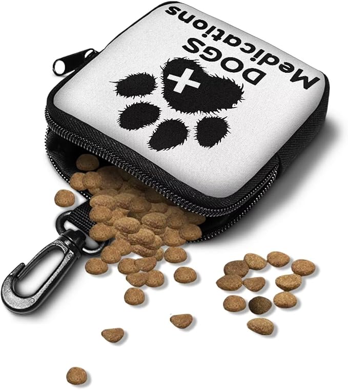 KEIAHUAN Dog Treat Bag Dogs Training Treat Pouches Dogs Walking Bag Travel Medicine Pockets Pet Feed Snack Reward Pocket for Pet Travel Or Outdoor Use