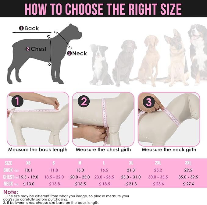 SlowTon Dog Raincoat, Adjustable Dog Rain Jacket Clear Hooded Double Layer, Waterproof Poncho with Reflective Strip Straps and Storage Pocket for Small Medium Large Dogs Puppies(FU M)