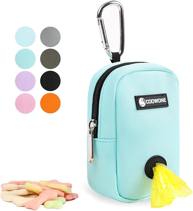 Dog Treat Pouch Dog Poop Bag Holder For Leashes, Pets Snack Container With Inner Mesh Bag, Puppy Supplies Perfect For Training And Walking - Hands Free Dog Waste Bag Dispenser -Dog Travel Accessories