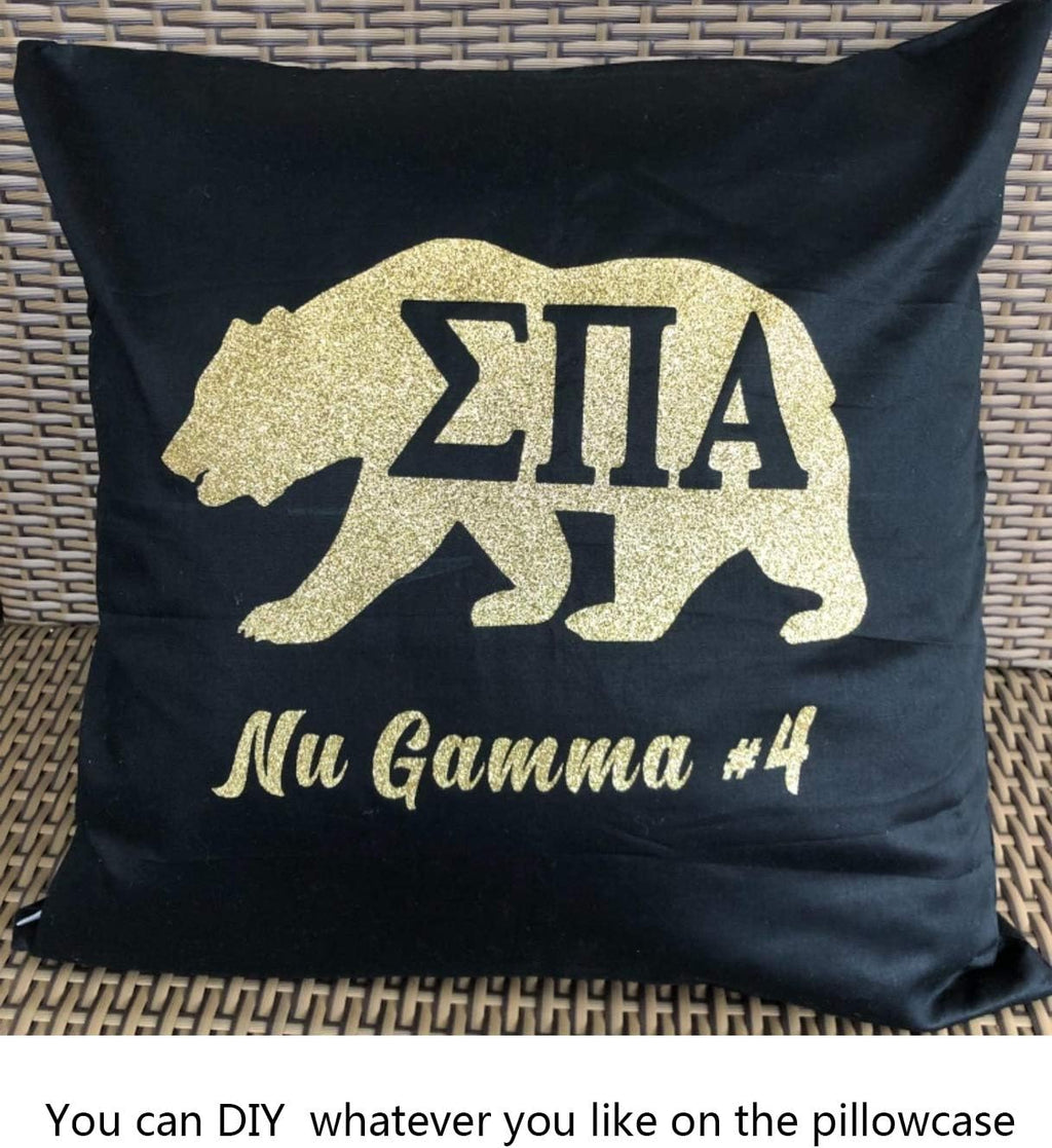 Thmyo 4-Pack 100% Cotton Comfortable Solid Decorative Throw Pillow Case Square Cushion Cover Pillowcase Sublimation Blank Pillow Covers Christmas DIY Throw Pillowcase for Sofa(22x22inch/55x55cm,Black)