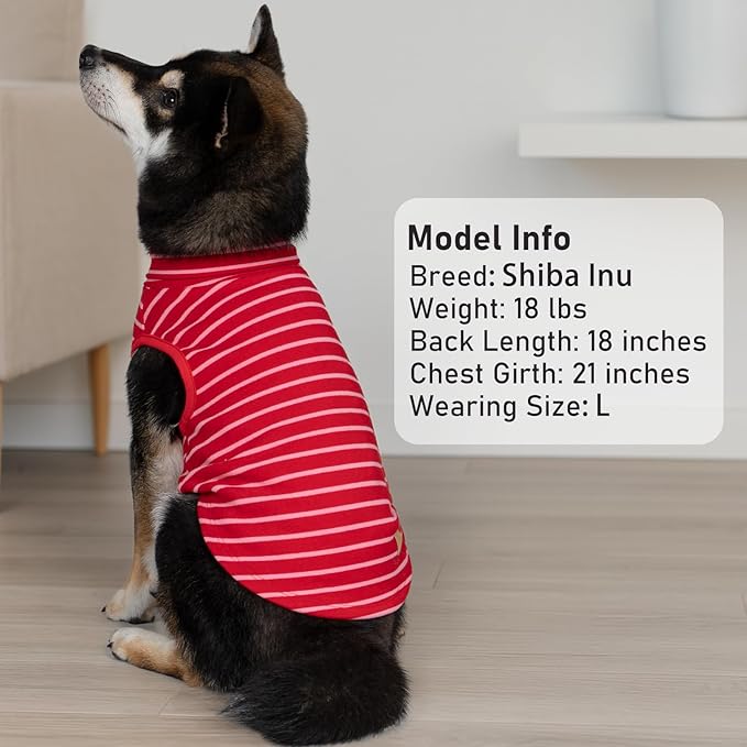 KYEESE 2Pack Dog Sweater Warm Lightweight Dogs Clothes Stretchy Dog Outfit for Small Dogs Boy Girl Soft Pets Fleece Sweater Turtleneck Pet Coat Comfy Sleeveless Doggie Sweatshi Red,XL
