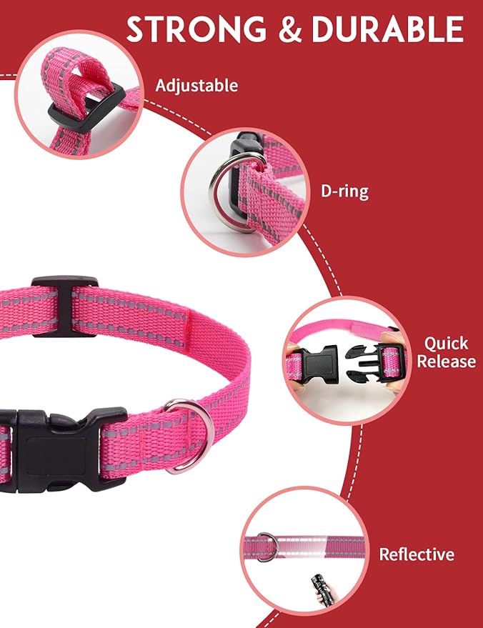 PaiPaitek Replacement Collar for Shock Collar, Compatible with Patpet, Sportdog, Garmin, Dogtra, Delupet, Bousnic, Petspy, Nbju, Invisible Fence Dog Collar Replacement Strap