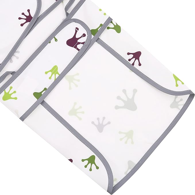 Dog Rain Coat for Large Dogs Waterproof Hooded Rain Jacket with Reflective Strips Leash Hole & Poncho Adjustable Fit (FrogPaw,XL)