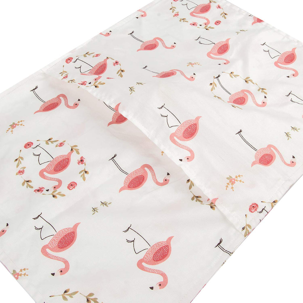 ALVABABY Toddler Pillowcases 2 Pack Organic Cotton Kids Pillow Cover Fit 13"x 18" or 14"x19" Envelope for Girl Boy Sleepy Travel