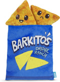 BARK Drool Ranch Chips Holiday Plush Dog Toy | Squeaky Fun for Medium Dogs