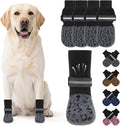 KOOLTAIL Anti Slip Dog Socks to Prevent Licking Paws,Dog Shoes for Hot Pavement, Reflective Traction Control Grip Booties, Dogs Boots & Paw Protector for Hardwood Floors Small Medium Large Senior Dogs