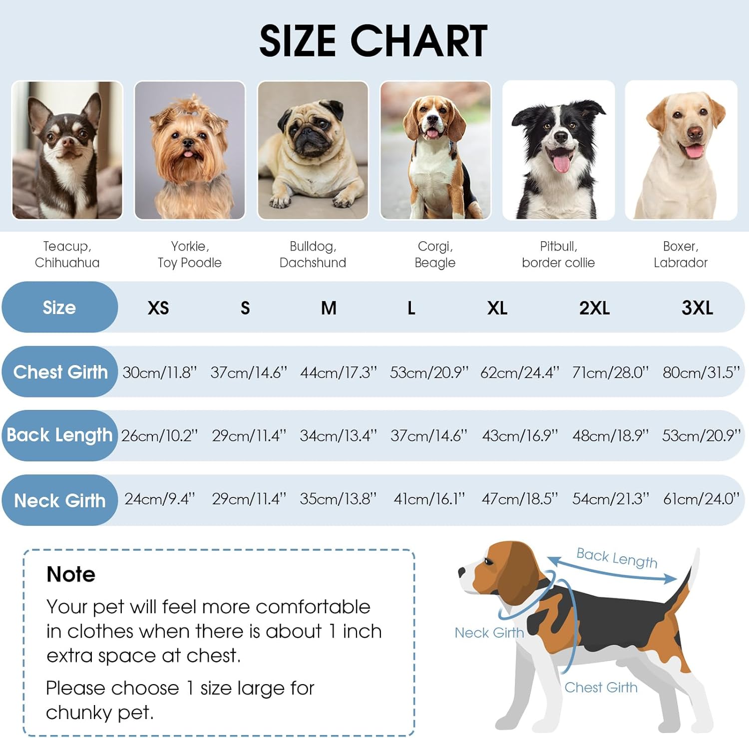 Queenmore Sweater for Dogs, Dog Sweaters for Medium Dogs, Waffle Knit Doggie Sweater with Long Sleeve, Puppy Sweaters for Medium Dogs Girl, Cat Christmas Sweater, Blue M