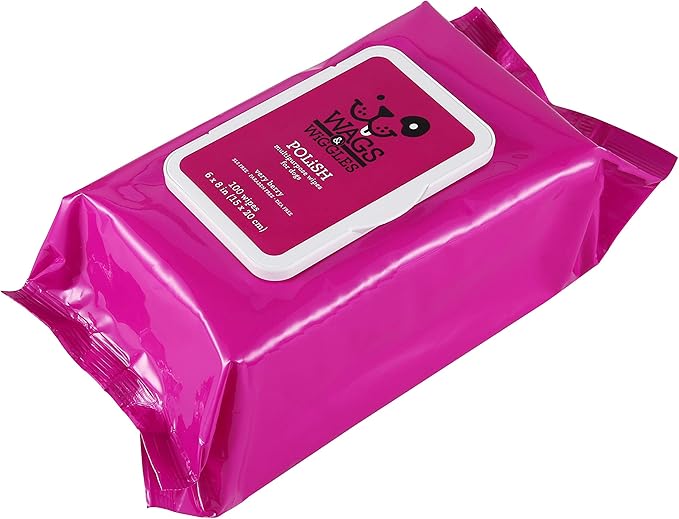 Wags & Wiggles Very Berry Polish Multipurpose Dog Wipes, Count of 200
