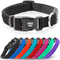 Kruz Dog Collar for Large Dogs (Width- 1.25", Neck - 18"-26") Adjustable Pet Neck Band with Comfortable Soft Padding, Lifetime Durability, Heavy-Duty O-Ring (Black, Large)
