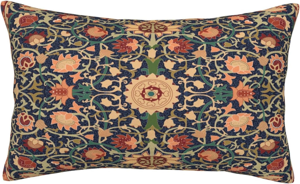 William Morris Vintage Floral 20x12 inches Throw Pillow Covers Cushion Covers for Couch Home Bed Living Room Decorative Pillow Cases