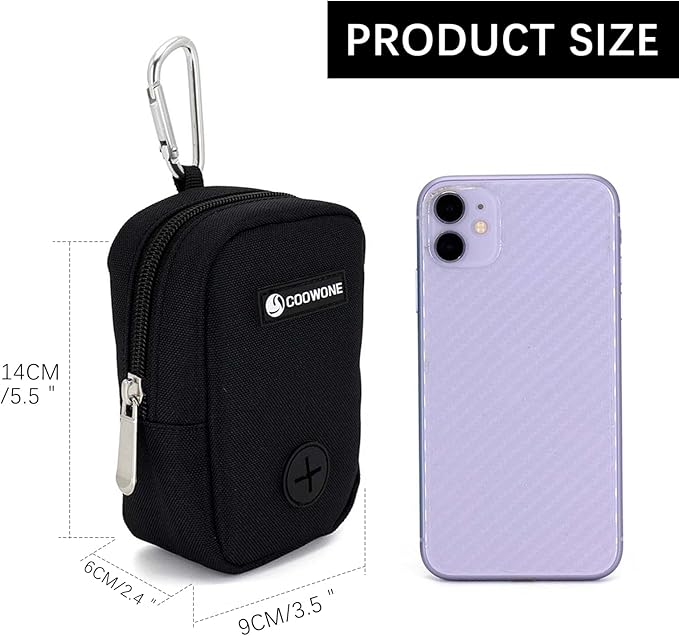 Dog Treat Pouch Dog Poop Bag Holder For Leashes, Pets Snack Container With Inner Mesh Bag, Puppy Supplies Perfect For Training And Walking - Hands Free Dog Waste Bag Dispenser -Dog Travel Accessories