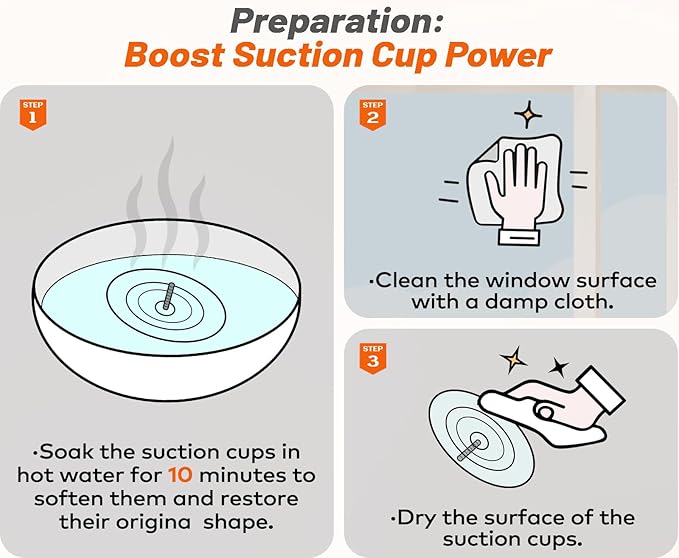 CHEERPALS Cat Window Perch for Indoor Cats Hammock for Window with Reversible Cushion, Foldable Cat Window Bed for Large Cats and Kittens(Grey,Medium)