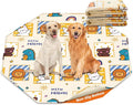 PJYuCien Washable Pee Pads for Dogs 2 Pack, 67" x 26" Octagonal Reusable Pee Pads for Dogs, Leak-Proof Pet Training Pads, Puppy Pads for Non-Slip, Designed for 24/30/36/42'' Width 8 Panels Pen