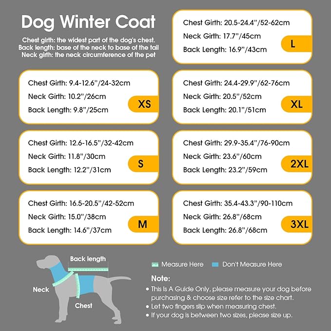 Dog Winter Coat Warm Padded Puppy Jacket Windproof Water Resistant Clothes for Small Medium Large Pets Christmas Sweater Outfit Vest(Grey, L)