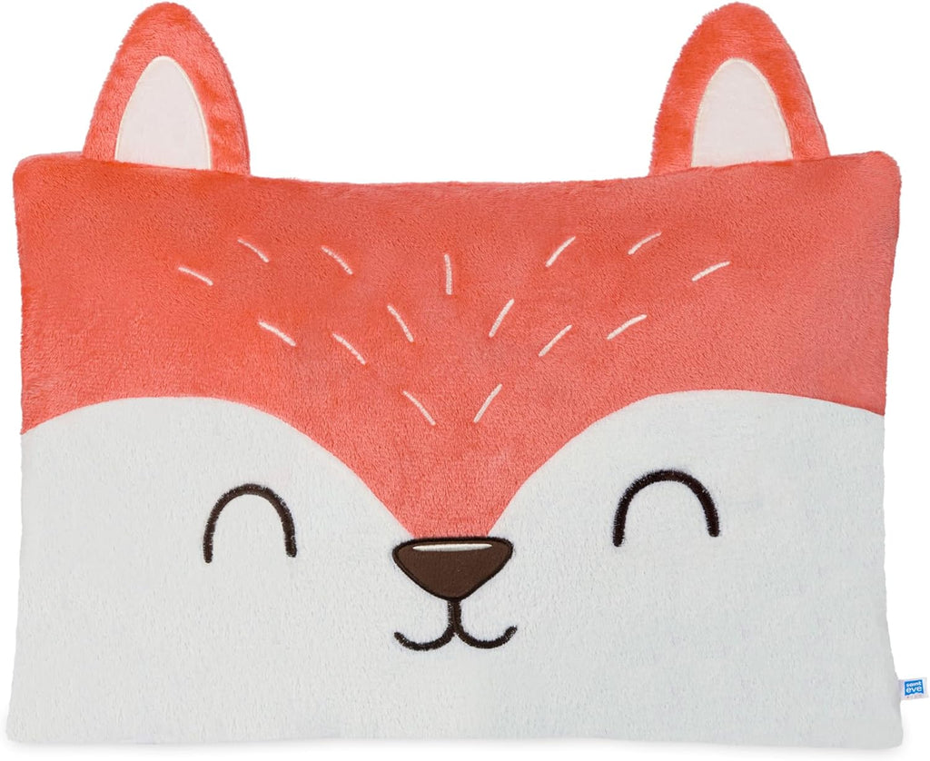 Saint Eve Kids Pillow Pals Fuzzy Pillow Case, Cute Animal Friends Soft Pillow Cover for Kids Beds and Nap Time - Sly The Fox
