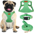 No Pull Dog Harness- Lightweight, Soft, Adjustable Small Harness Collar and Leash Set, Suitable for Cats Puppy Small and Medium-Sized Dog Outdoor Training and Running