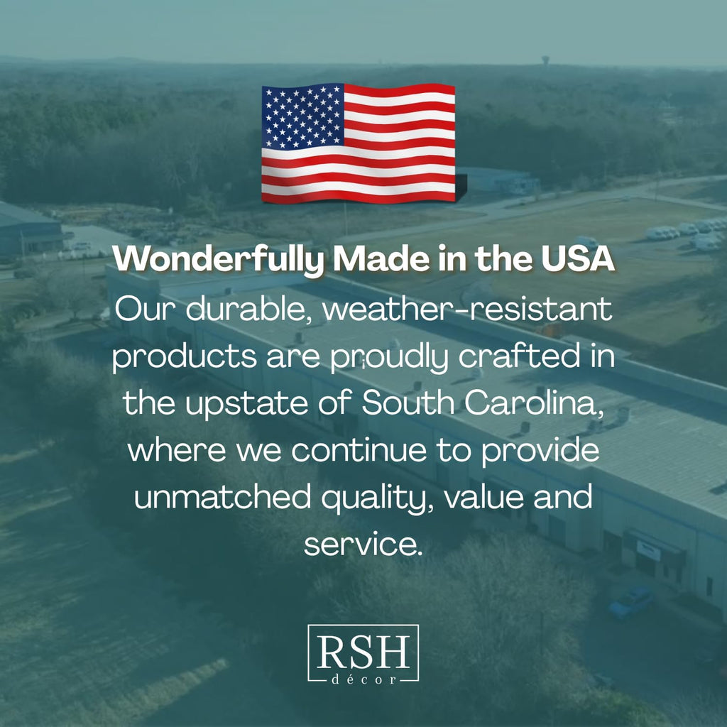 RSH Décor Set of 4 Outdoor Throw Pillows – 17"x17" Square Accent Cushions for Patio Furniture – Reversible, UV & Fade Resistant, Water-Repellent Polyester – Artistic Floral Design