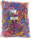 Bonka Bird Toys 1654 Crinkle Shred Paper Foraging Foot Stuff Multicolored Parrot Budgie Finch