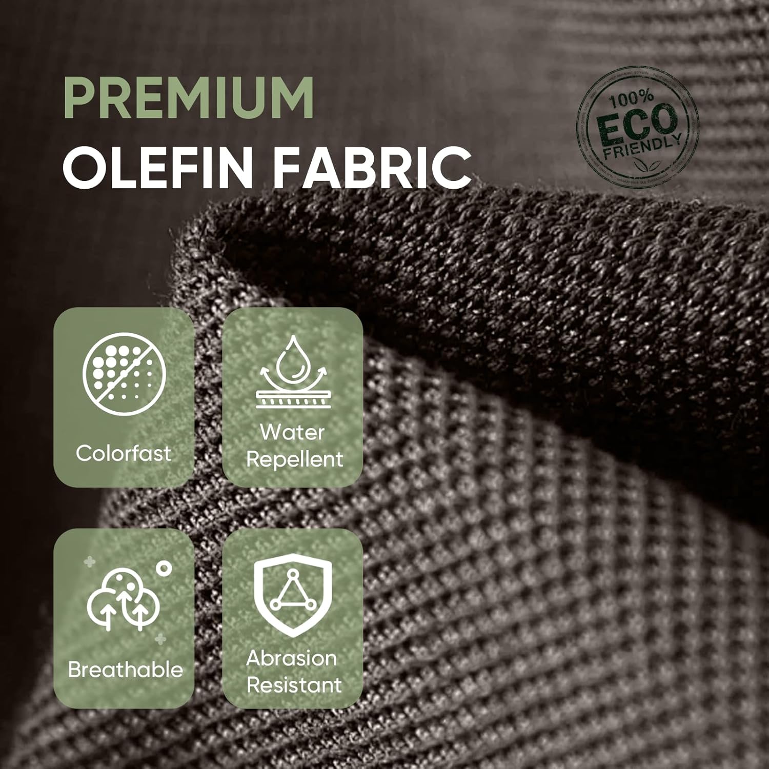 Outdoor Chair Cushion Set of 3, Waterproof Outdoor Seat Cushions 25x22, Patio Chair Cushions for Outdoor Furniture, Couch Cushion Replacement, Include 3 Back & 3 Seat Cushions, Smile/Grey