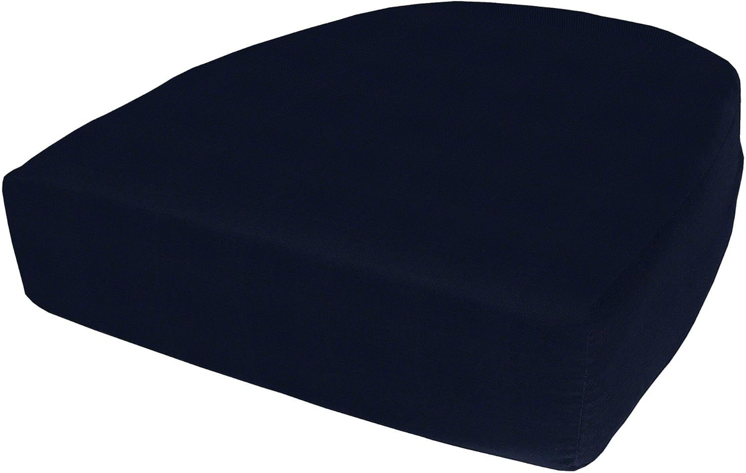 Cushion Source Rounded Back Seat Cushion, 19.5" x 20" x 5" deep Indoor and Outdoor Durable seat Cushion Made with Fade Resistant Sunbrella Fabric, Hidden Zipper, Sunbrella Navy