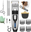 Goood Cat Clippers for Matted Hair - Cordless Cat Shaver, Low Noise Paw Trimmer, Quiet Pet Hair Clippers (Silver)