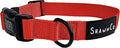 ShawnCo Dream Walk Dog Collar- Premium, Adjustable and Comfortable Pet Collar for Small, Medium, Large and Extra Large Dogs (M, Mustang Red)