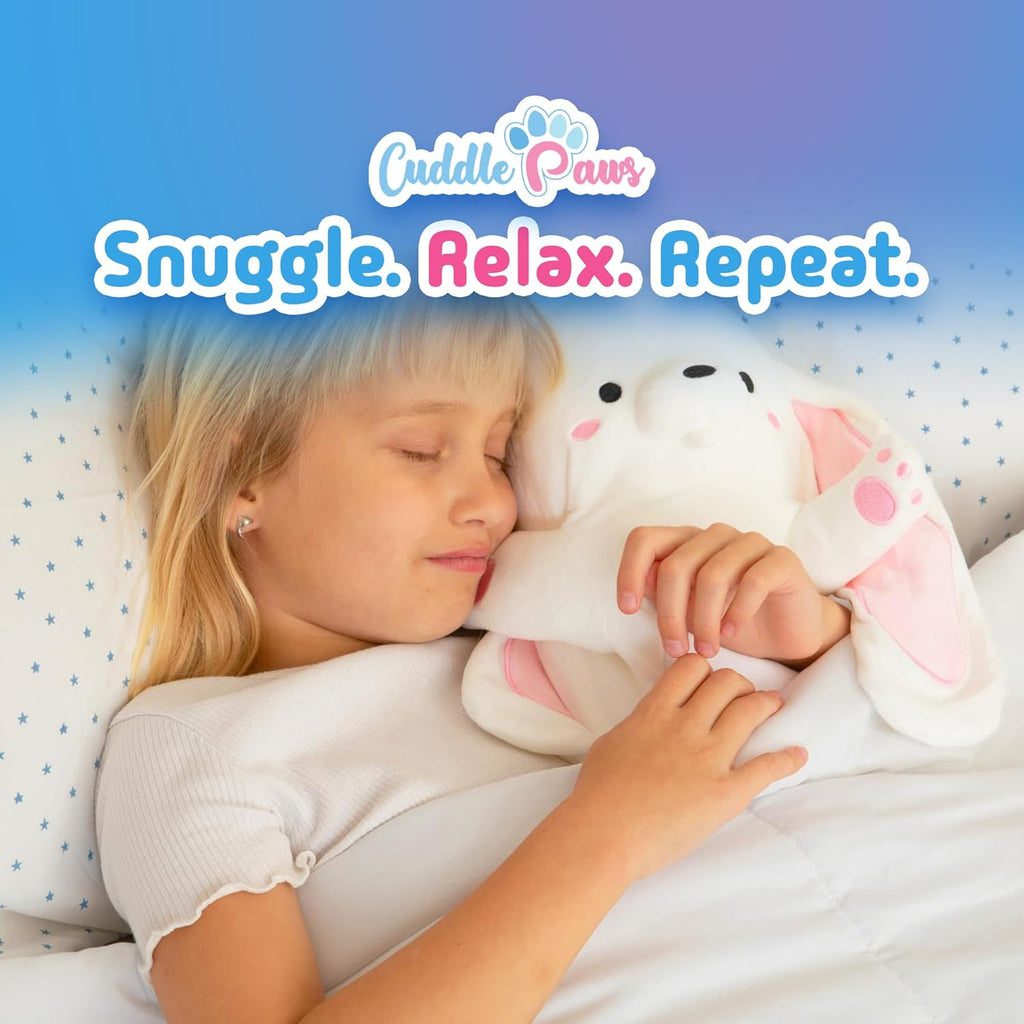 Big Bunny Plush Body Pillow for Kids | Long Stuffed Animal Cuddle Pillow | Soft Hugging Toy | Plushie Gift for Girls & Boys | Long Plush Body Pillow for Sleep & Comfort | Small, 23 Inches