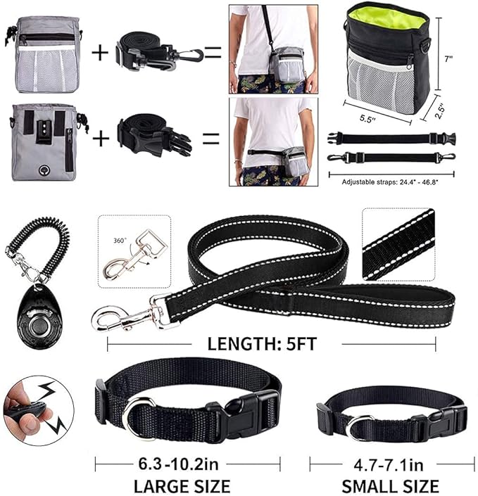 Puppy Supplies Starter Kit - 39-Piece Set of Puppy Essentials and Dog Stuff. Includes Dog Leash, Toys, Bowl, Brushes, Water Bottles,and More. Perfect Welcome Home Gift for Your New Puppies