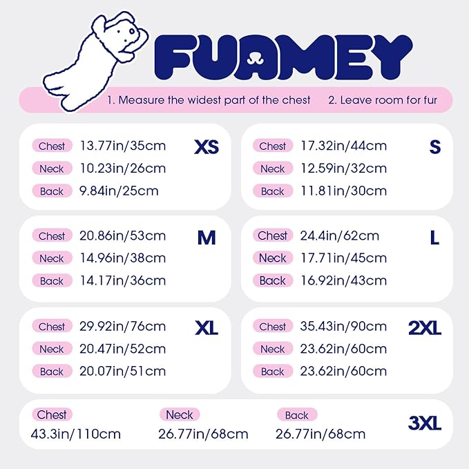 FUAMEY Dog Coat for Small Dogs,Waterproof Dog Winter Jacket with Harness Built in Puppy Cold Weather Coats Reflective Pet Vest with Zipper Warm Fleece Dogs Snowsuit Windproof Pink XS