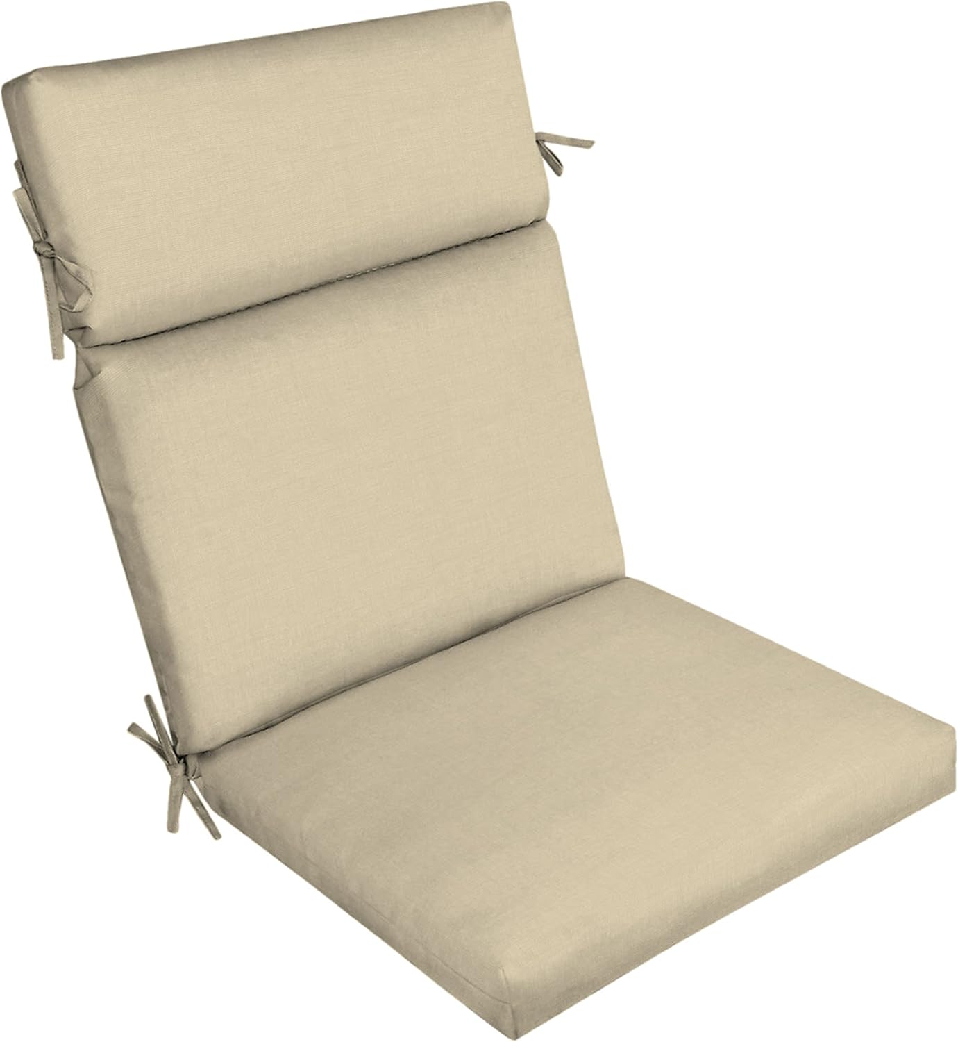 Arden Outdoor Chair Cushion, 21 x 20, Rain-Proof, Fade Resistant 21 x 20, Tan Leala