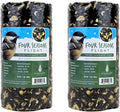 Birdseed Cylinders with Hole - Bird Seed for Outside Wild Birds (Small Cylinder, Four Seasons Flight 2pc)