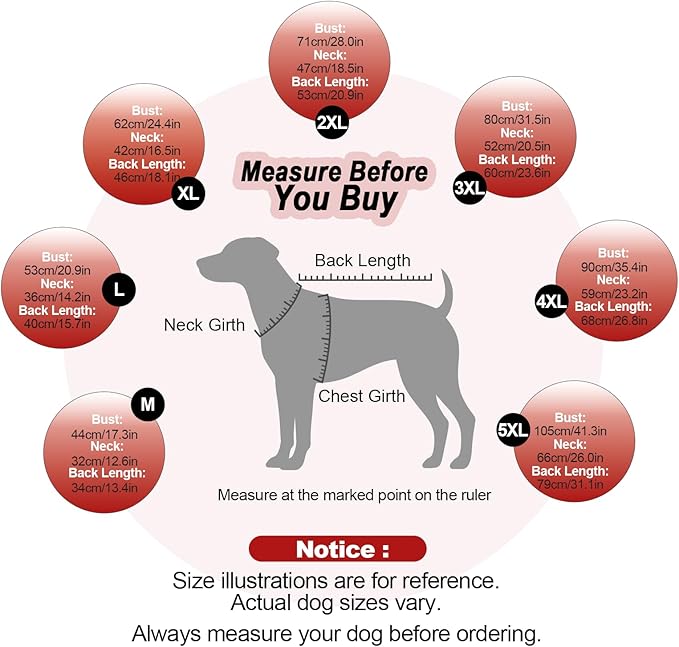 Dog Sweaters for Large Dogs Girl, Dog Sweater Dress with Leash Hole, Thick Turtleneck Knitwear for Female Dogs, Warm Fall Winter Dress for Cold Weather, Thanksgiving, Christmas - Red L