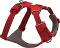 Ruffwear, Front Range Dog Harness, Reflective Soft Padded Everyday Harness with Dual Leash Clips, Adjustable and Lightweight Fit for Training or Walking for All Dogs, Red Canyon, Small