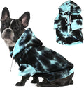 Mklhgty Tie Dye Dog Hoodie, Winter Coat for Small Dogs - Ultra-Soft Adjustable Warm Hood, Breathable Comfort Fabric for Daily Use
