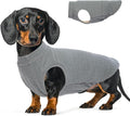 Dog Fleece Vest - Grey, XXL - Pullover Fleece Sweater | Lightweight and Warm Stretchable Sweatshirts for Medium Dogs,Winter Jacket for Border Collie