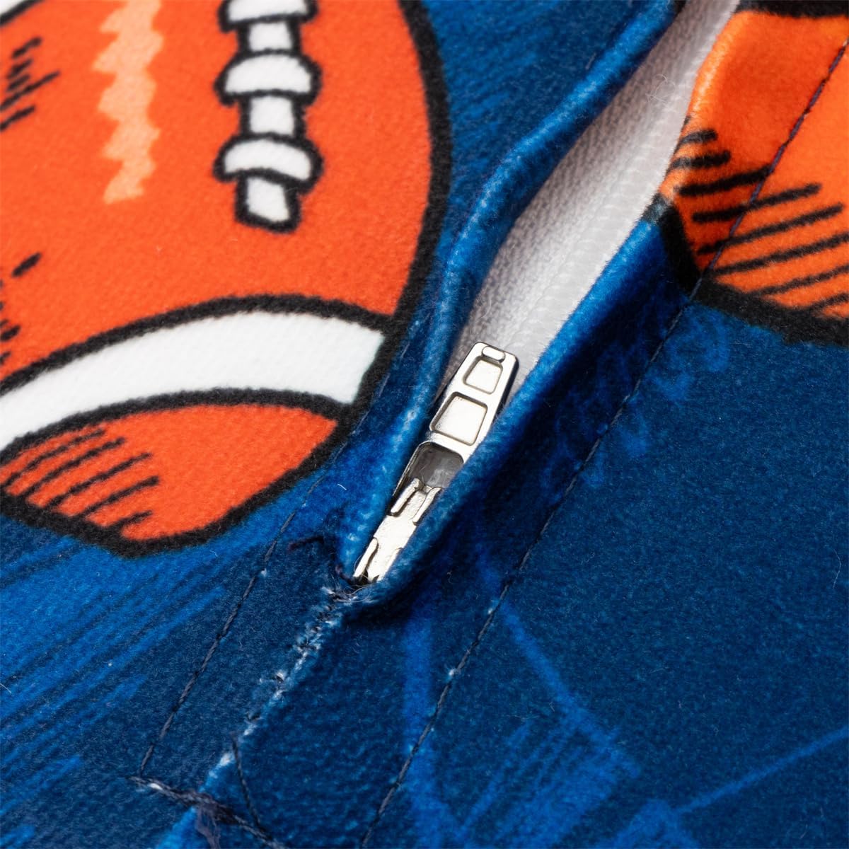 NTBED Sport Ball Collection Printed Reading Pillow Bed Wedge Backrest with Arms, Couch TV Relax Bed Rest Pillow Back Support Cushion for Kids Teens Boys Girls