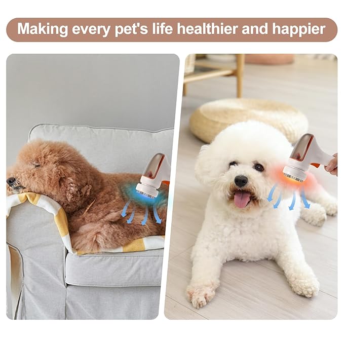 3-in-1 Dog Grooming Vacuum, Pet Grooming Vacuum Dog deshedding Vacuum Brush Grooming Tool for Dogs & Cats, Shedding Pet Hair, Home Cleaning