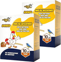 RANZ 20LBS Non-GMO Dried Mealworms for Chickens, High Protein Meal Worms, Premium Chicken Feed, Whole Large Mealworms for Blue Birds, Ducks, Fish