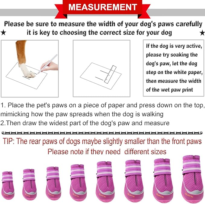 QUMY 4PCS Dog Boots for Large Dogs, Medium Dog Shoes & Paw Protectors for Hot Pavement, Summer Heat Protection, Mesh Breathable Nonslip Dog Booties for Hardfloors, Walking Running Hiking Purple Size 3