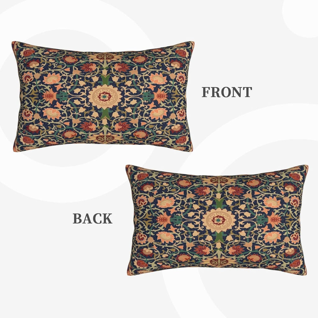 William Morris Vintage Floral 20x12 inches Throw Pillow Covers Cushion Covers for Couch Home Bed Living Room Decorative Pillow Cases
