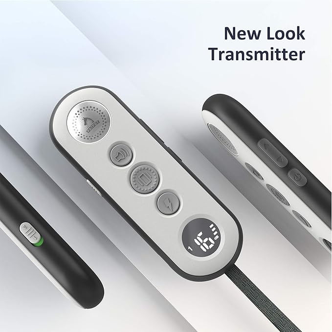 PATPET Dog Training Collar with Remote - Electric Dog Shock Collar for Small Medium Large Dogs - 3 Adjustable Safe Modes, Rechargeable Waterproof E Collar for Dogs (8-120 lbs)