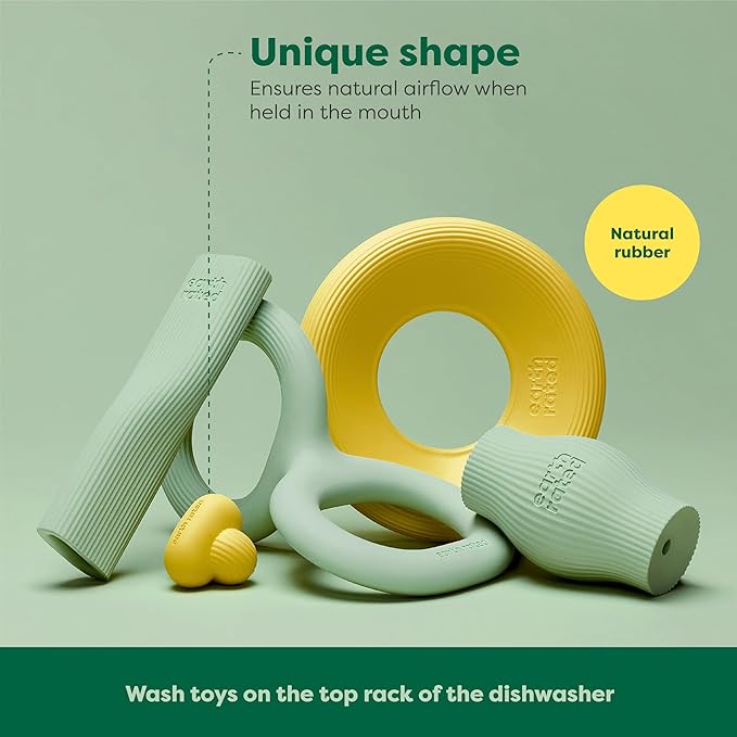 Earth Rated Dog Ball, Interactive Fetch Toy for All Breeds, Comes in Multiple Sizes, Made with Natural Rubber, Perfect for Indoor and Outdoor Use, Small, Yellow