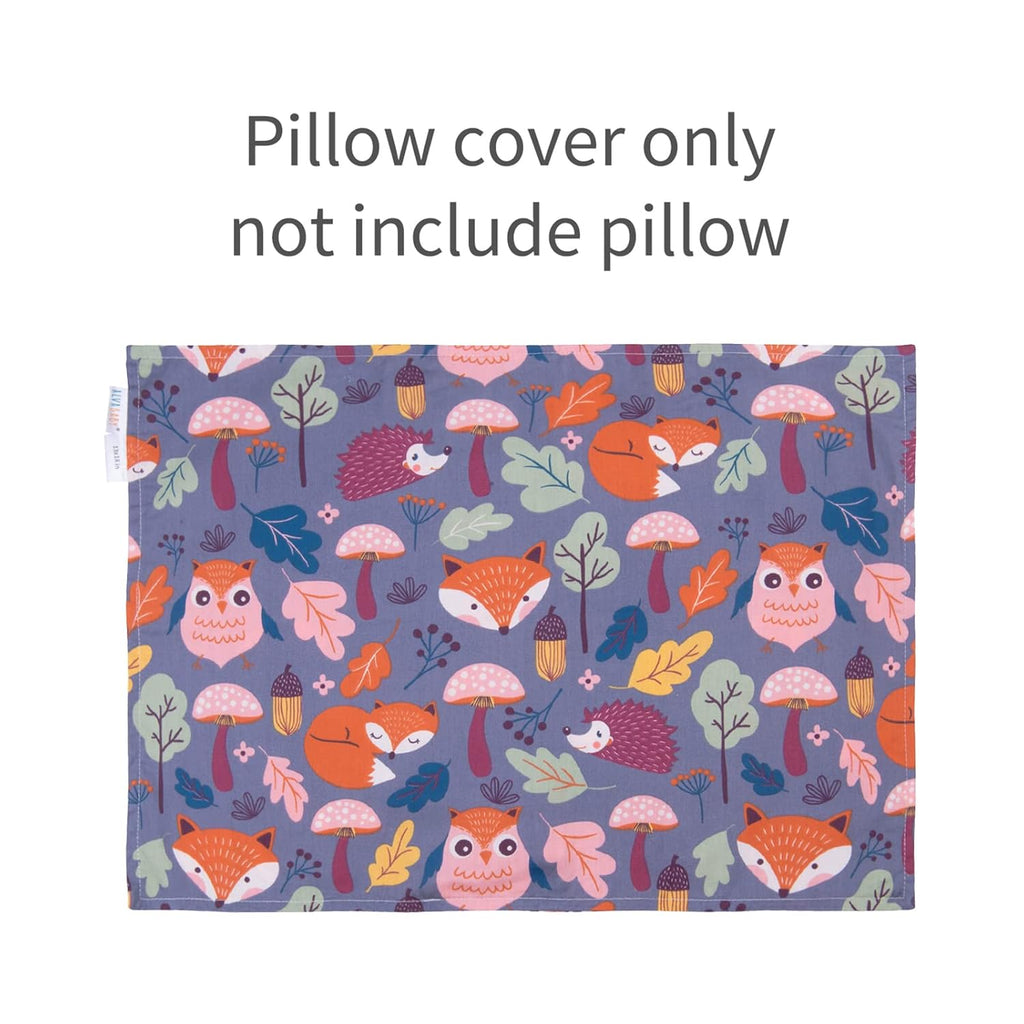 ALVABABY Toddler Pillowcases 2 Pack Cotton Kids Pillow Cover Fit 13"x 18" or 14"x20" Envelope for Girl Boy Sleepy Travel 2L-TPW24A