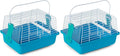 Prevue Pet Products Travel Cage for Birds and Small Animals, Blue (SP1304BLUE) (Pack of 2)