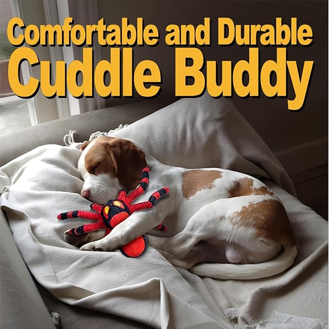 LEGEND SANDY Large Dog Toys to Keep Them Busy, Interactive Dog Toys, Squeaky Crinkle Tug of WarPuppy Toy