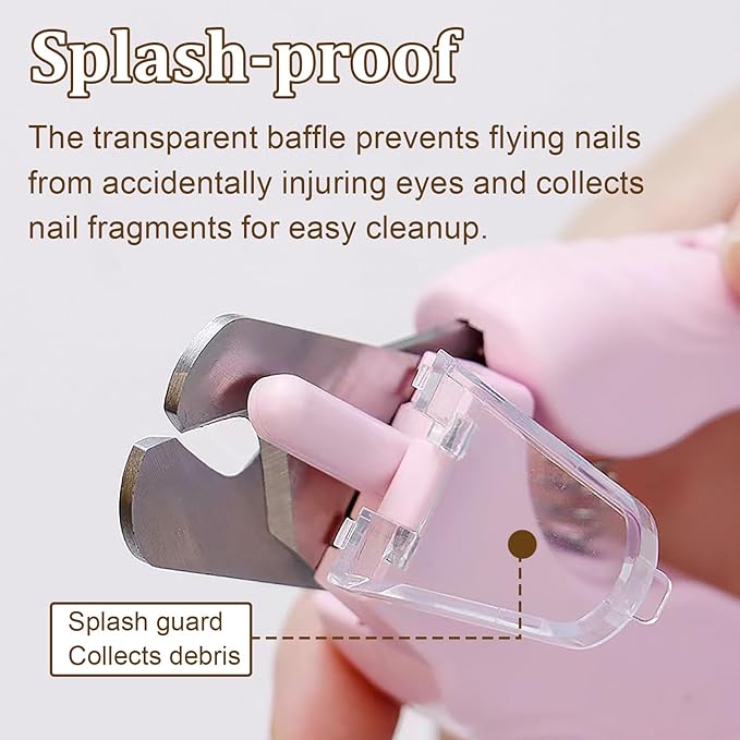Pupnourish Nail Trimmer, The Safetrim by Pupnourish, 2 in 1 Nail Clipper and Grinder with Light, Grinder Silent, Splash Guard, Suitable for Dog & Cat (Pink)