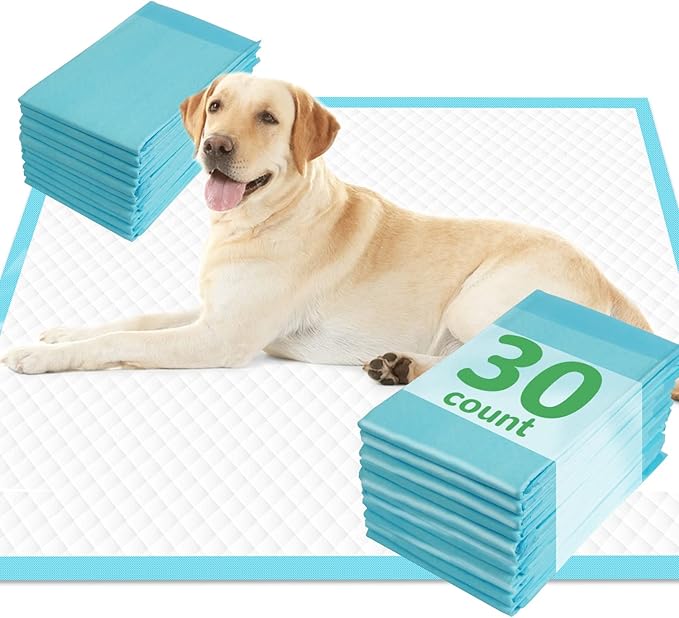 Dog Pads Extra Large 30"x36" [30-Count], XXL Puppy Pads for Potty Training, Leak-Proof Pee Pads for Dogs, Super Absorbent Puppy Pee Pads XL, Disposable Pet Pads for Puppies, Cats, Rabbits