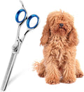 Laazar Pro Shears Thinning Pet Grooming Shear - 6.5 42 Teeth Scissors for dogs cats and pets